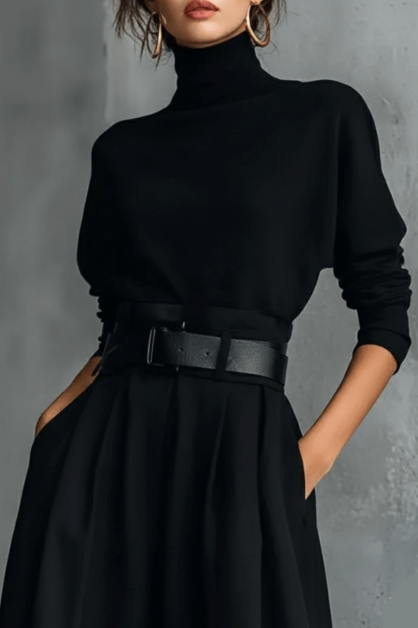 Carla | Elegante mono con cuello alto