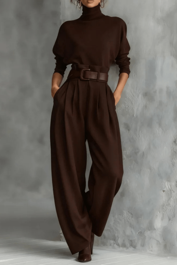 Carla | Elegante mono con cuello alto