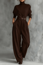 Carla | Elegante mono con cuello alto