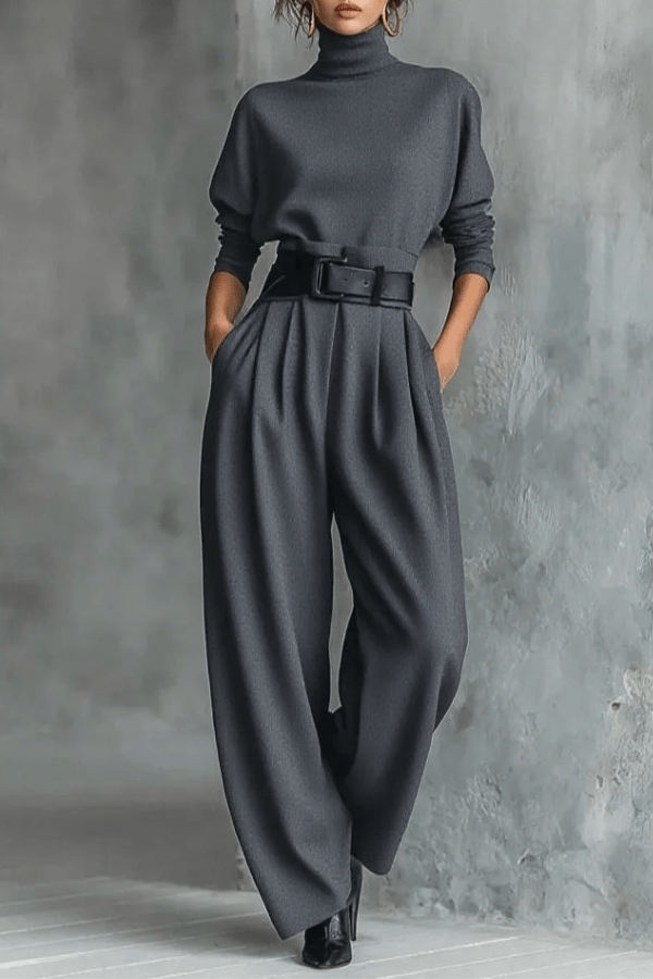 Carla | Elegante mono con cuello alto