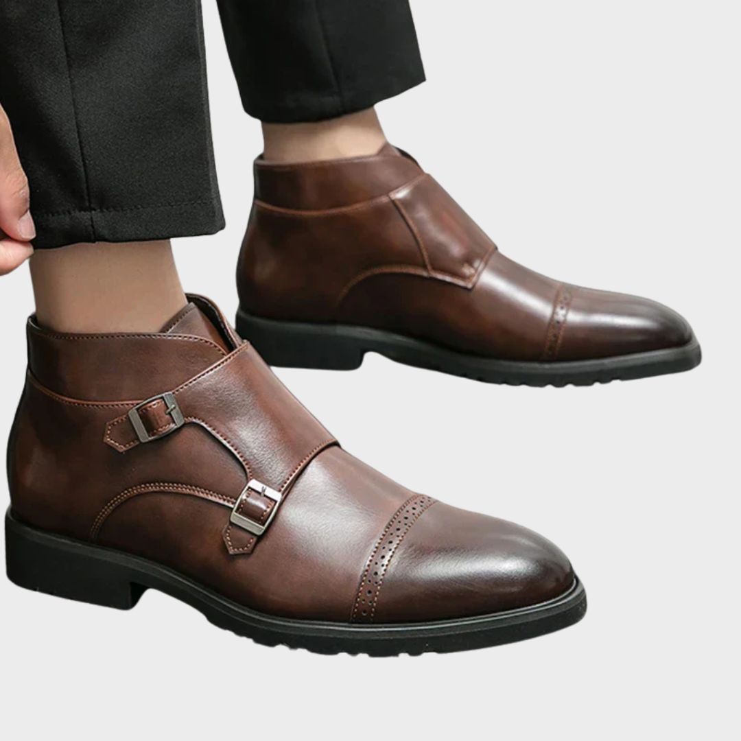 Botines doble monje de cuero sintético Parker™