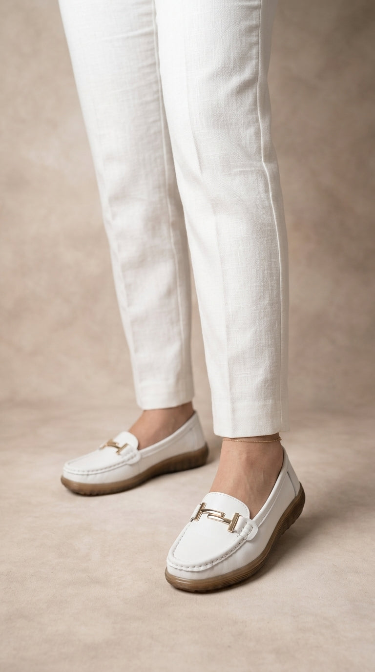 Laura - Mocasines de piel auténtica