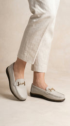 Laura - Mocasines de piel auténtica