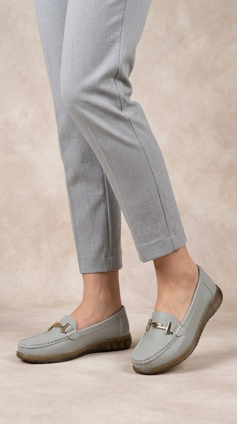 Laura - Mocasines de piel auténtica