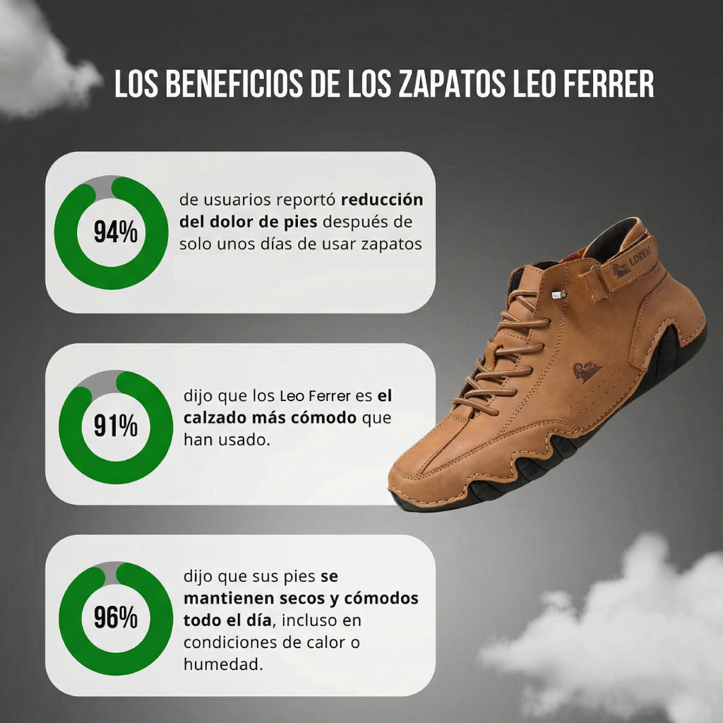 Andrés - Zapatos ortopédicos impermeables y transpirables