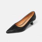 Amara | Salón Kitten Heel de Piel