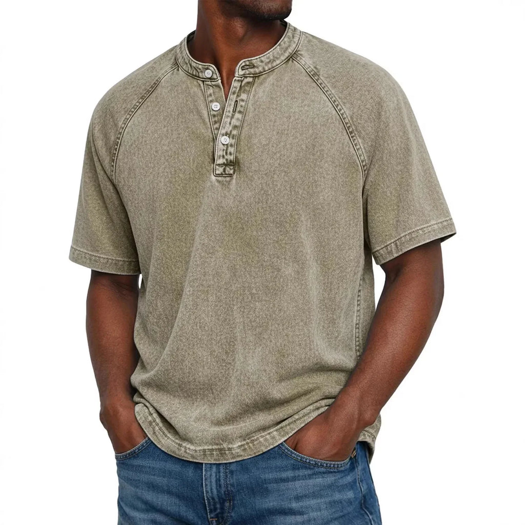 Oliver™ | Camisa vintage abotonada