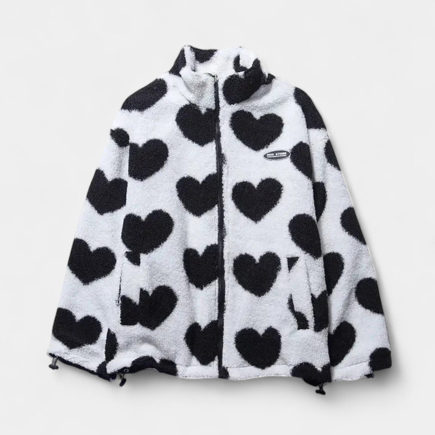 Maja – abrigo reversible con corazones