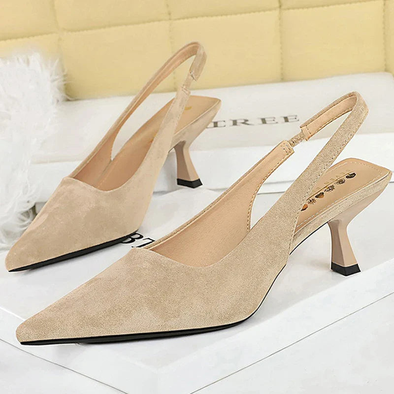 Brígida | Tacones Clásicos con Puntera Fina