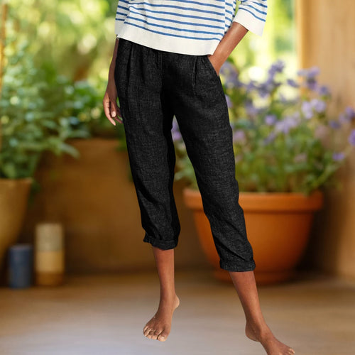 Celeste™ | Pantalones de algodón de pierna recta