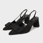 Scarlett | Tacones Slingback con Lazo Elegantes