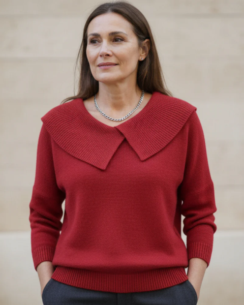 Lucia | Jersey cálido con cuello flexible