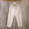Harlow™ | Capri de lino de pierna ancha