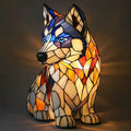 Flocon – Lámpara con vista de glaciar del husky
