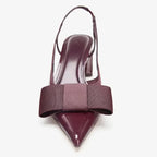 Scarlett | Tacones Slingback con Lazo Elegantes