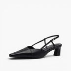 Serena | Tacones Slingback de Piel