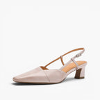 Serena | Tacones Slingback de Piel