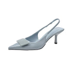 Ana | Kitten Heels Slingback de Oficina
