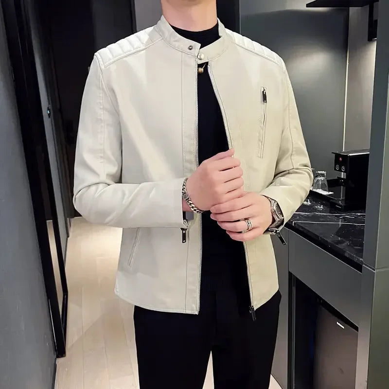 Antonio™ | Chaqueta de cuero elegante