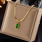 Conjunto de joyas Lina Esmeralda