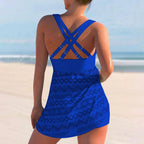 Gracia™ | Tankini Fruncido con Short