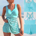 Gracia™ | Tankini Fruncido con Short