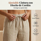 Marta™ | Shorts de algodón y lino para mujer