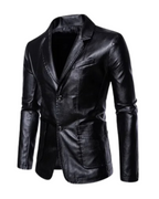Rafael™ | Chaqueta de Cuero Casual para Negocios