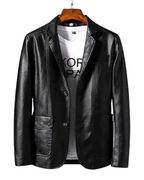 Chaqueta de cuero Premium