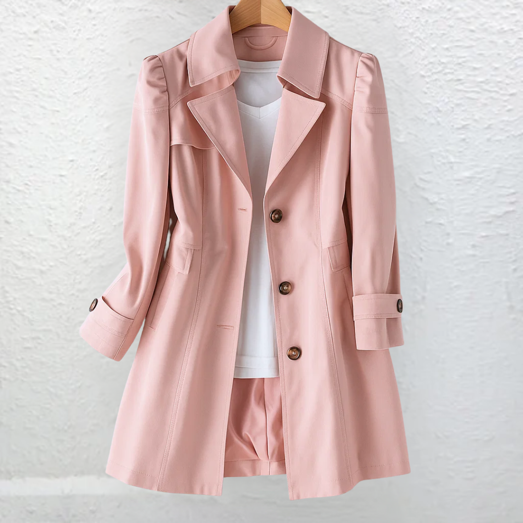 Catalina™ | Elegante gabardina vintage