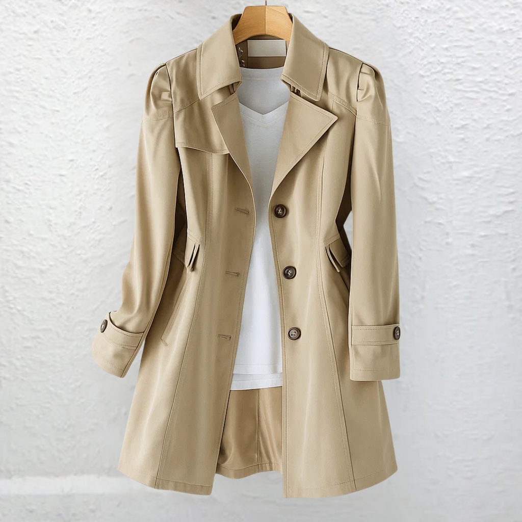 Catalina™ | Elegante gabardina vintage