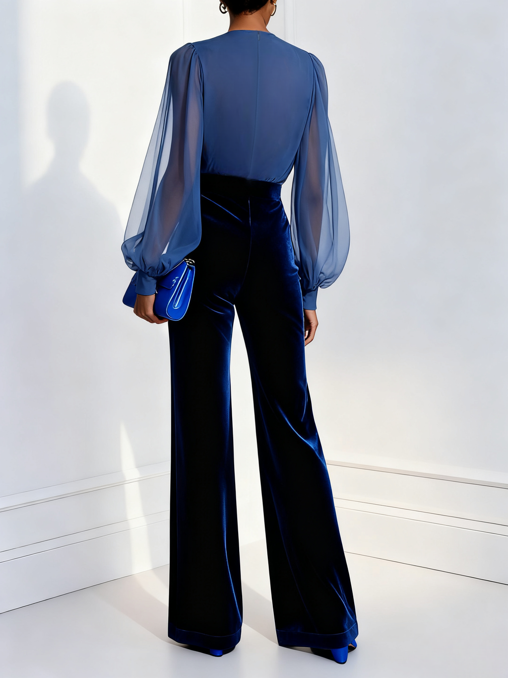 Helena | Conjunto elegante Azul