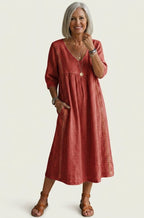Julieta | Vestido Maxi Elegante en Silueta A