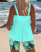 Patricia™ | Tankini a Rayas con Short