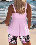 Patricia™ | Tankini a Rayas con Short