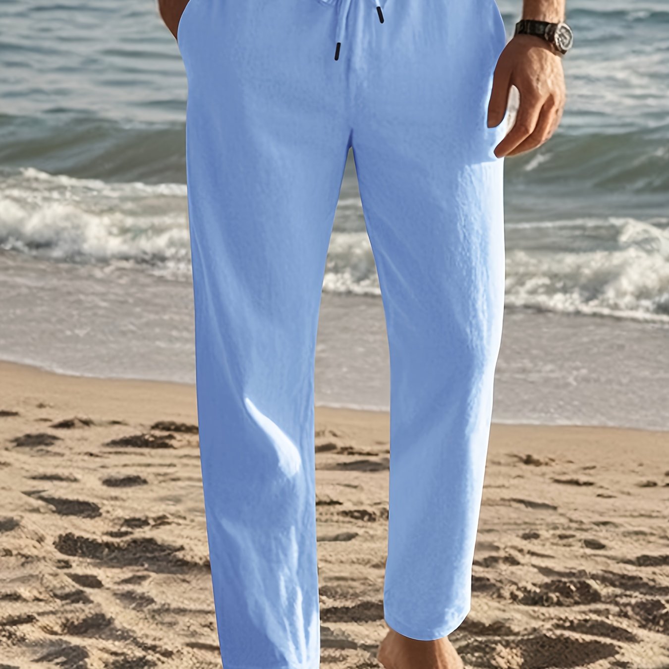 LEO FERRER | PANTALONES DE LINO PARA HOMBRE