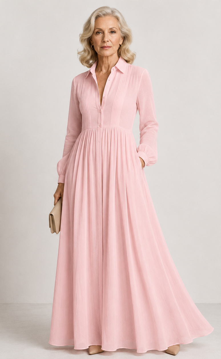 Lorena | Vestido Maxi de Flujo Suave