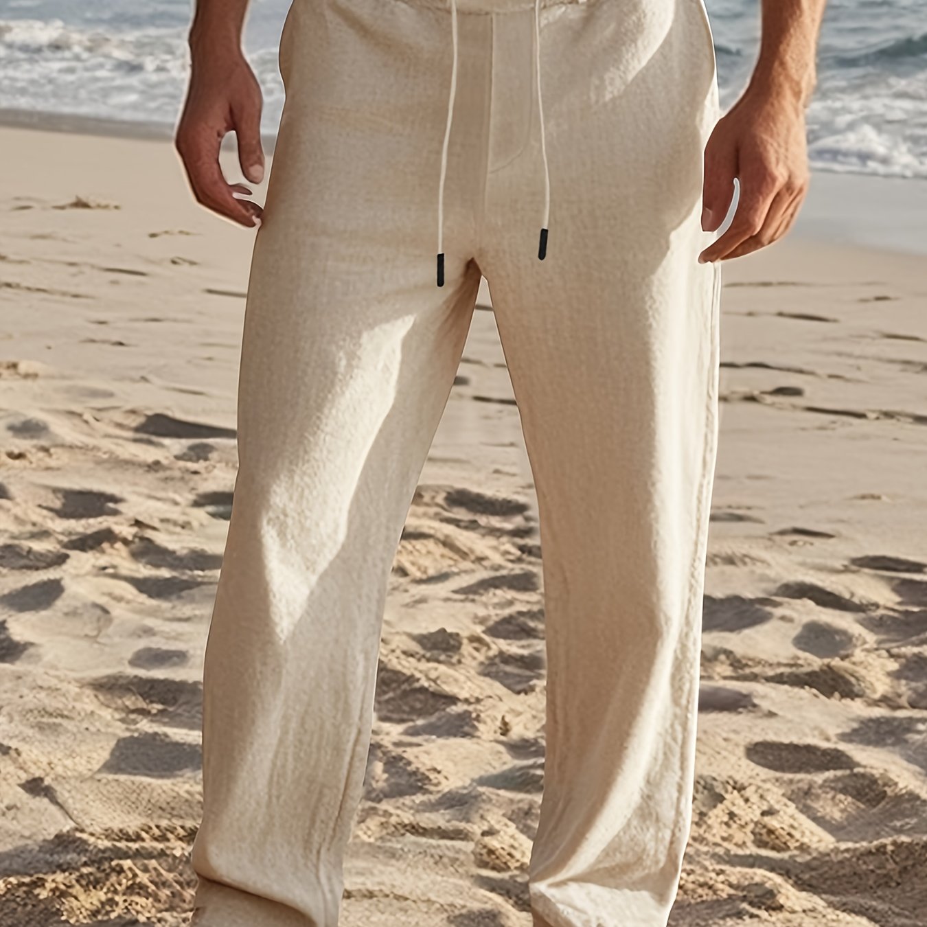 LEO FERRER | PANTALONES DE LINO PARA HOMBRE