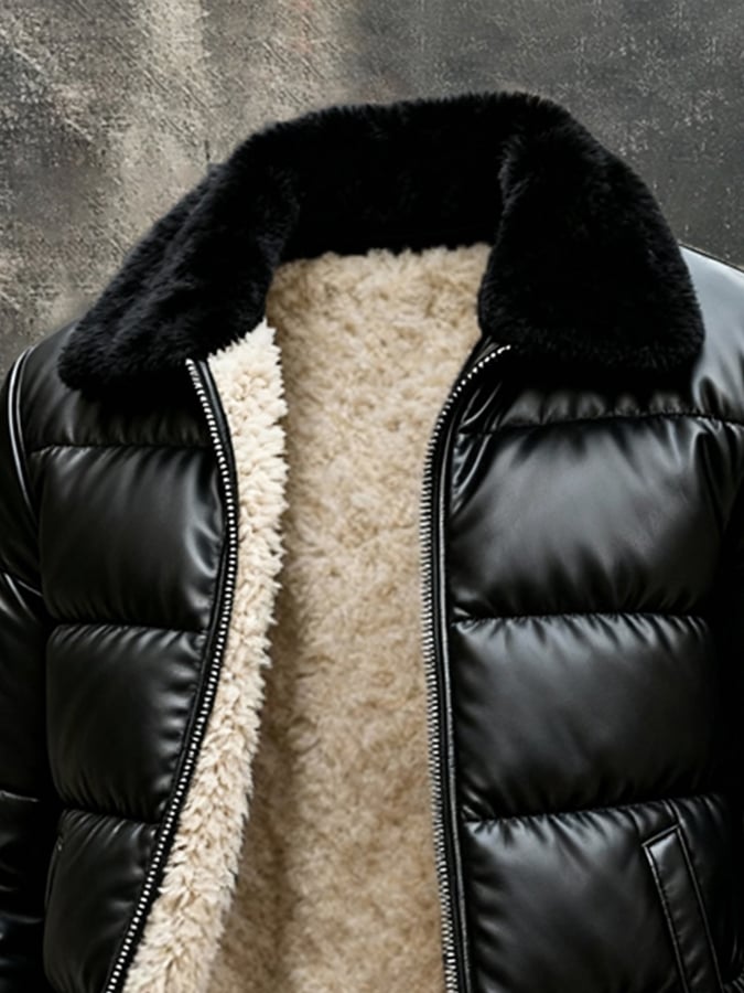MANUEL™ | Chaqueta acolchada cálida con estilo vintage