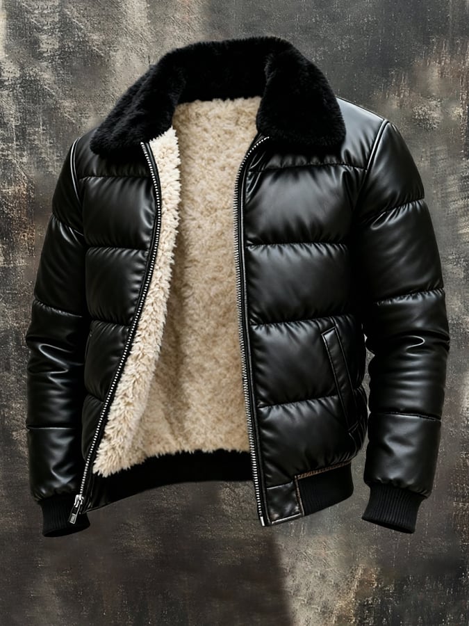MANUEL™ | Chaqueta acolchada cálida con estilo vintage