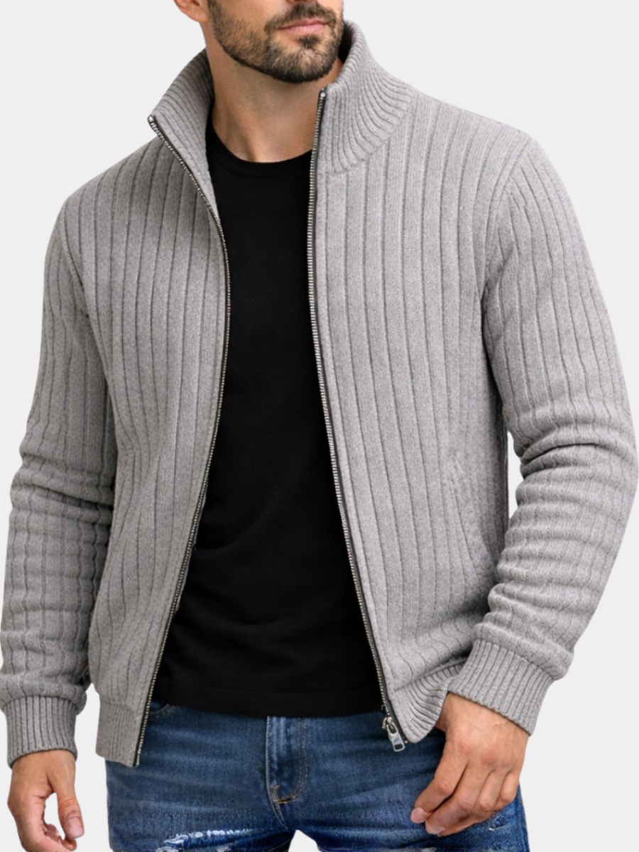 ALBERTO | CHALECO CON CREMALLERA CLÁSICO Y ELEGANTE