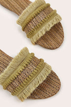 Zapatillas con Flecos