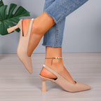 Sofía | Tacones Slingback con Puntera Fina