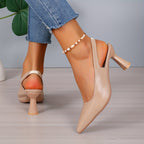 Sofía | Tacones Slingback con Puntera Fina