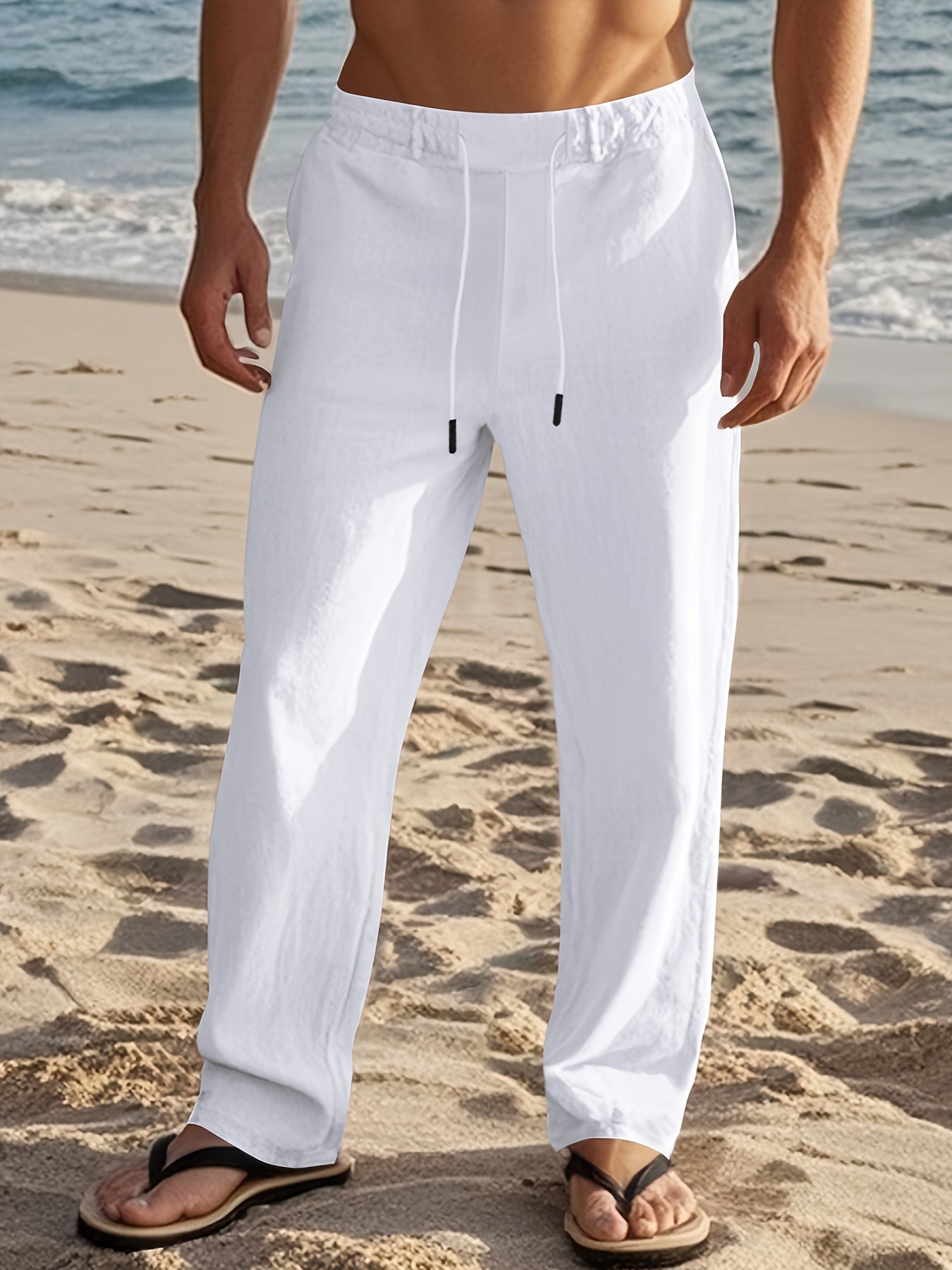 LEO FERRER | PANTALONES DE LINO PARA HOMBRE