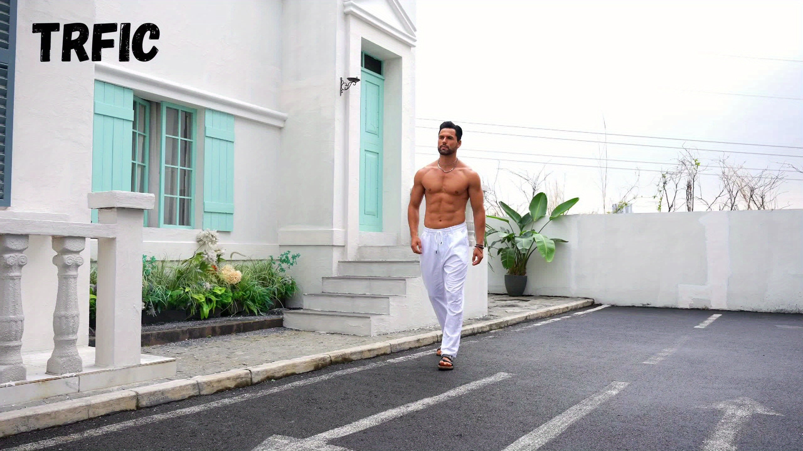 LEO FERRER | PANTALONES DE LINO PARA HOMBRE