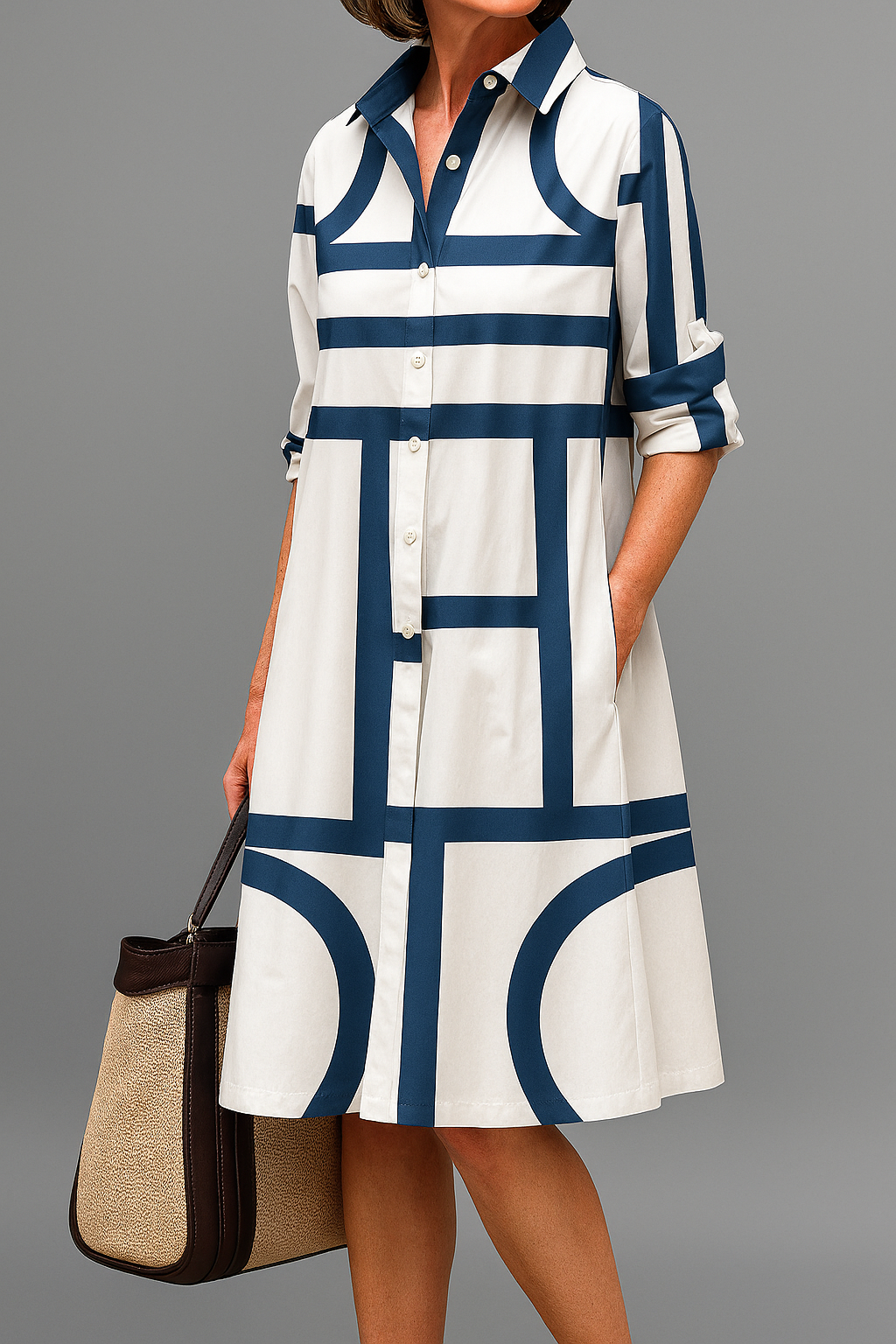 Silvia | Elegante vestido midi