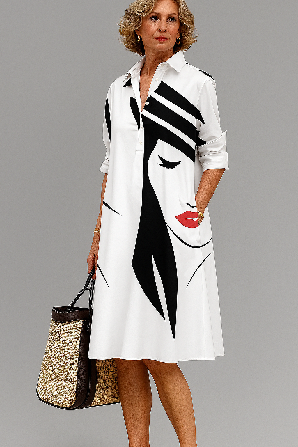 Yurena | Elegante vestido midi