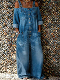Bo™ | Overol de denim con tirantes