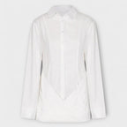 Indie - Vestidos plisados blancos con mangas largas
